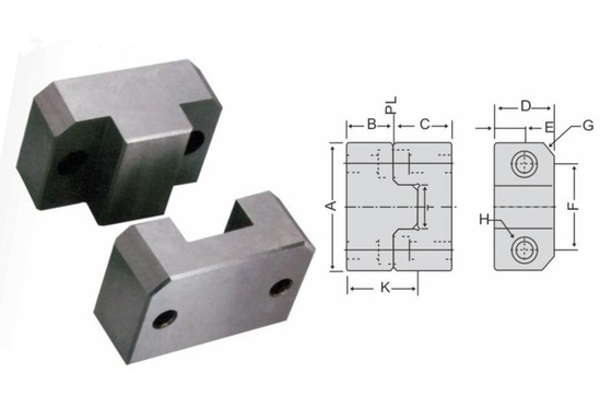 1.713 ست بلوک مکان یابی سخت شده موقعیت یابی تاپر YK30
